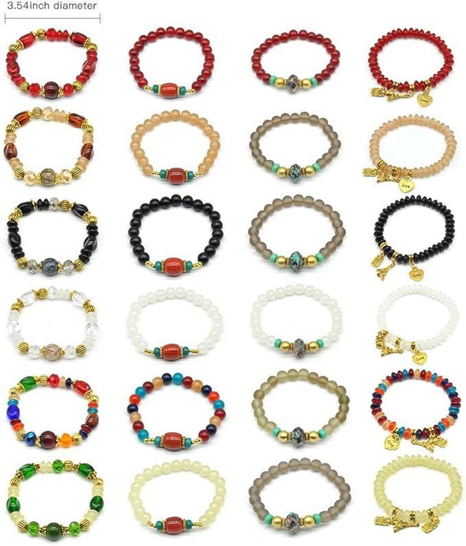 Bracelet Set (4 piece - Variety Color)