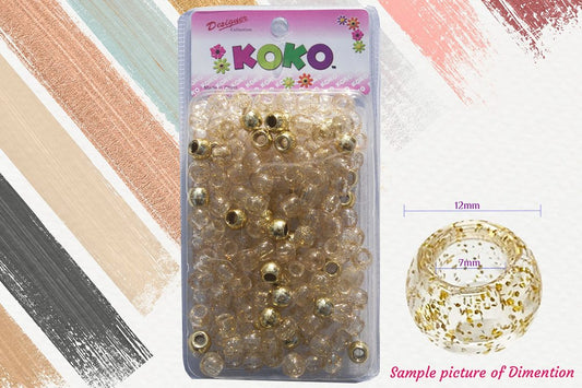 Koko Hair Bead Gold Small