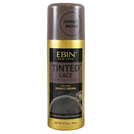 Ebin New York Tinted Lace Spray - darkest brown