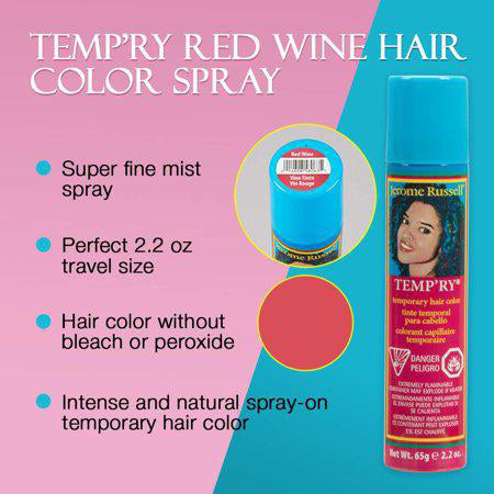 Jerome Russell Temp RY Color Spray Wine oz