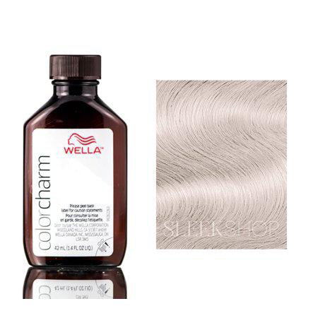 Wella Color Charm Hair Toner, Neutralize Brass with Liquifuse Technology, T18 Lightest Ash Blonde