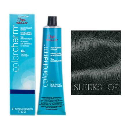 Wella ColorCharm Demi Permanent Hair Color - black