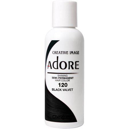 Adore Shining Semi Permanent Hair Color (120 Black Velvet)