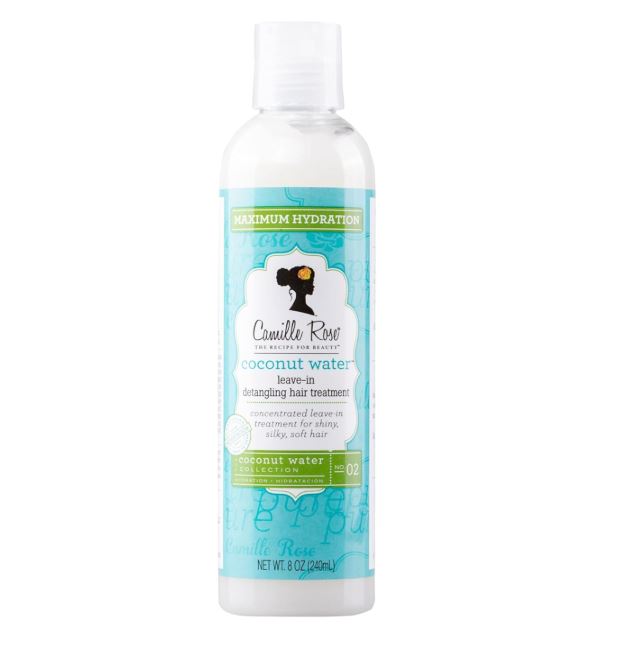 Camille Rose The Coconut Water Collection Detangling Frizz Control Leave-In Hair Treatment oz