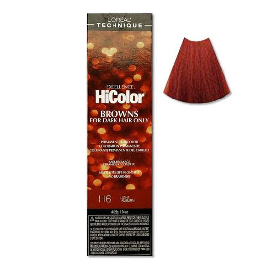 L'Oréal Excellence Hicolor Light Auburn 1.74 oz