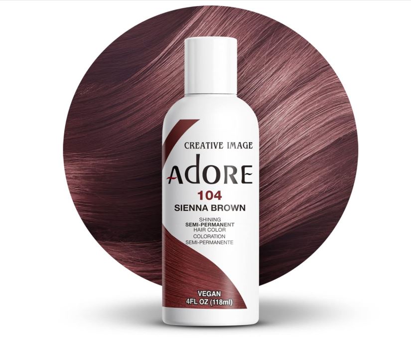 Adore Semi-Permanent Haircolor Sienna Brown 4 Oz