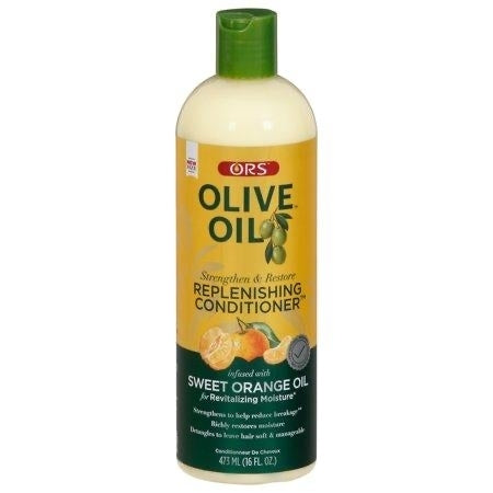 ORS Olive Oil Replenishing Conditioner Infused with Sweet Orange Oil for Revitalizing Moisture (16.0 oz)