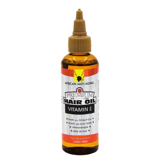 African Anti Aging Premium Hair Oil - Vitamin E