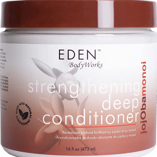 Eden BodyWorks Jojoba Monoi Strengthening Deep Conditioner 16 Fl Oz