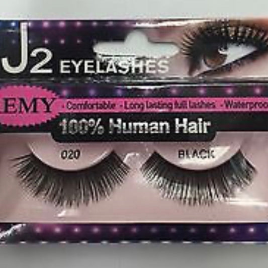 J2 Eyelashes 100% Human Hair JEL020