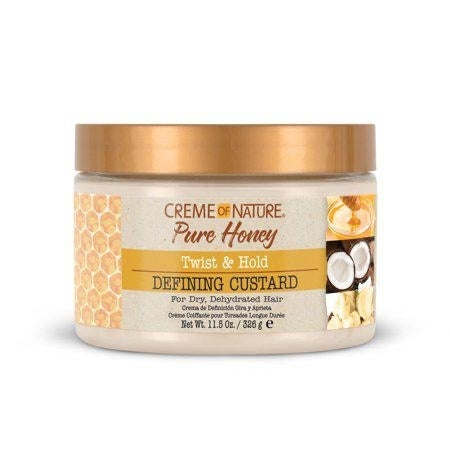 Creme of Nature Defining Custard, Pure Honey, Coconut Oil and Shea Butter Formula 11.5oz